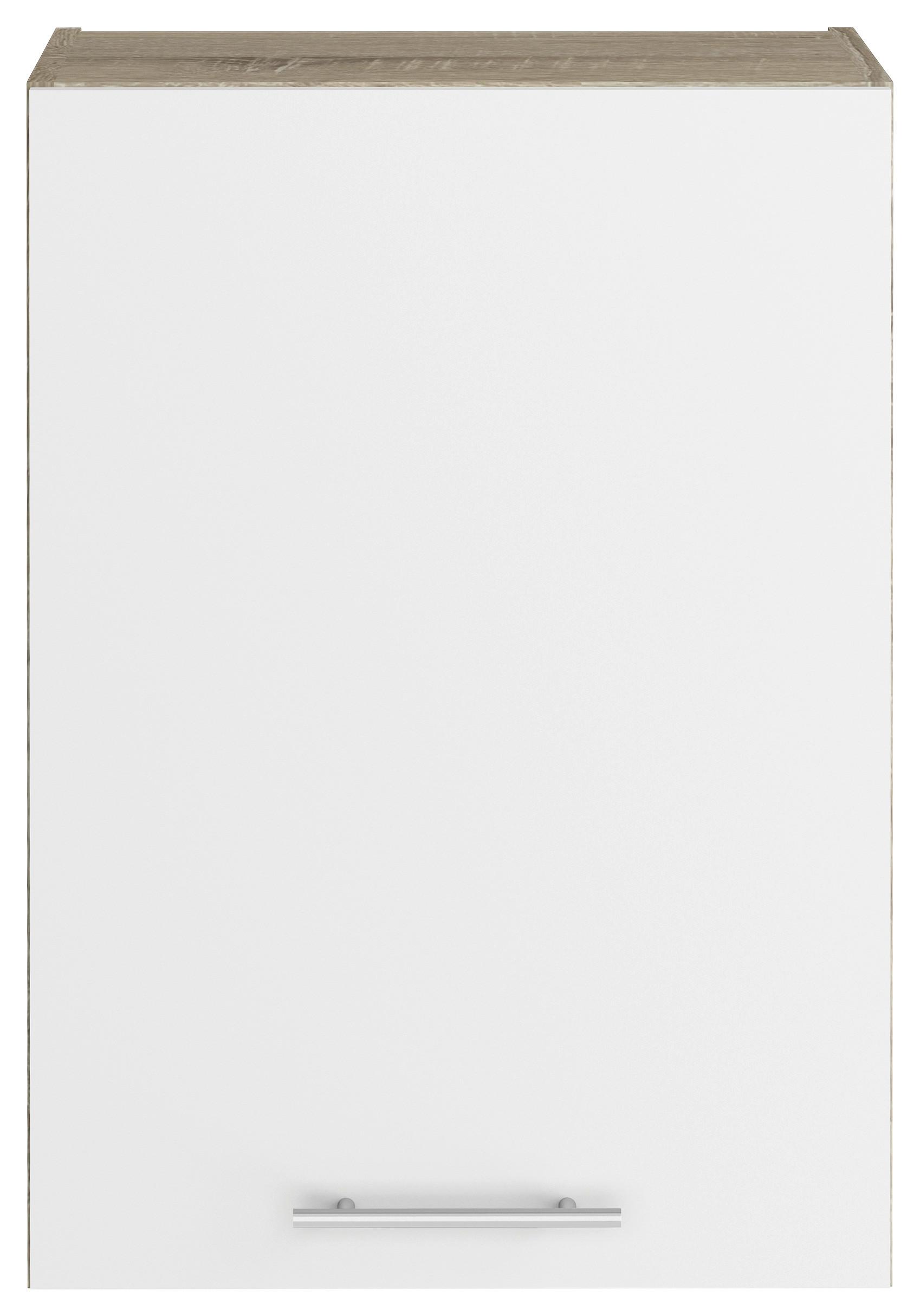 Konyhai Faliszekrény Corina - Sonoma tölgy/fehér, fa/fém (50/72,4/34,6cm)