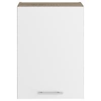 Konyhai Faliszekrény Corina - Sonoma tölgy/fehér, fa/fém (50/72,4/34,6cm)