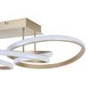 LED-TAKLAMPA JULI - cappuccino, Modern, metall/plast (70/40/25cm) - Premium Living