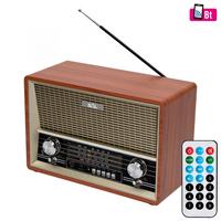 Retro Asztali Rádió Rrt 4b - világosbarna, Modern, fa (32/21/15cm)
