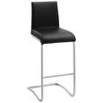 Barski Stol Ida - črna/srebrna, Moderno, kovina/umetna masa (46/40/105cm) - Mömax modern living Barski Stol Ida - črna/srebrna, Moderno, kovina/umetna masa (46/40/105cm) - Mömax modern living