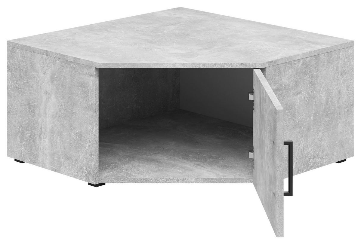 Aufsatzschrank Multistauraum Betonoptik - Schwarz/Grau, Modern, Holzwerkstoff/Kunststoff (71,5/35/71,5cm) - Premium Living