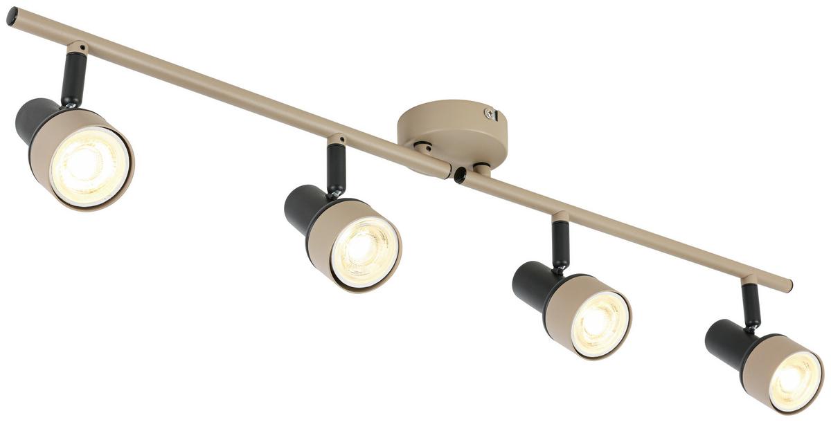 Reflektor Simba - črna/peščene barve, Romantika, kovina/umetna masa (70/9,7/13cm) - Mömax