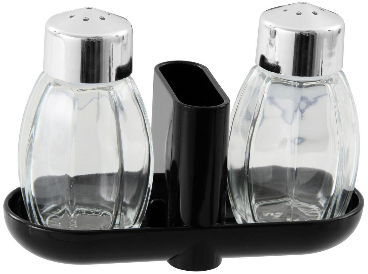 Salz-und Pfefferstreuer Fackelmann - KONVENTIONELL, Glas/Kunststoff - Fackelmann