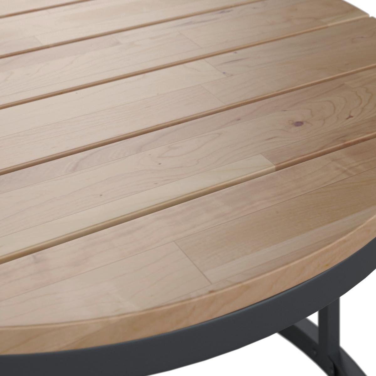 Loungegarnitur-Set Lorena Grau Akazie Metall/Outdoorstoff - Schwarz/Grau, MODERN, Holz/Textil (241/67/69cm) - Bessagi Garden