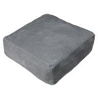 Bodenkissen Zickzack Grau ca. 60x60x20cm - Grau, MODERN, Textil (60/60/20cm) - Mömax