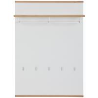 PANEL DO PRZEDPOKOJU YAMAEL - biały/dąb artisan, Design, materiał drewnopochodny (85/119/28cm) - Xora