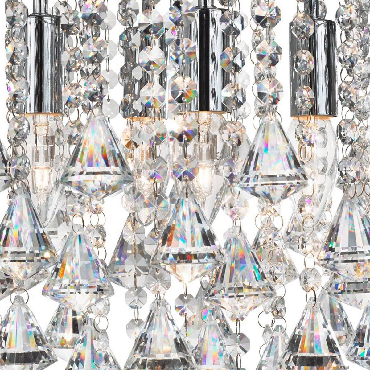 Mennyezeti Lámpa Dorchester 3494-4cc - krómszínű, Konventionell, üveg/fém (36/40cm)