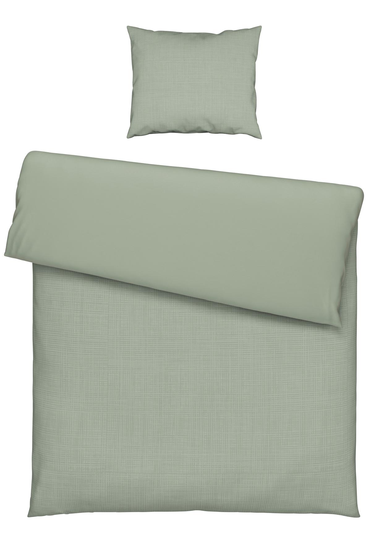 BETTWÄSCHESET MELANIA - Grün, Lifestyle, Textil (160/210cm) - Modern Living