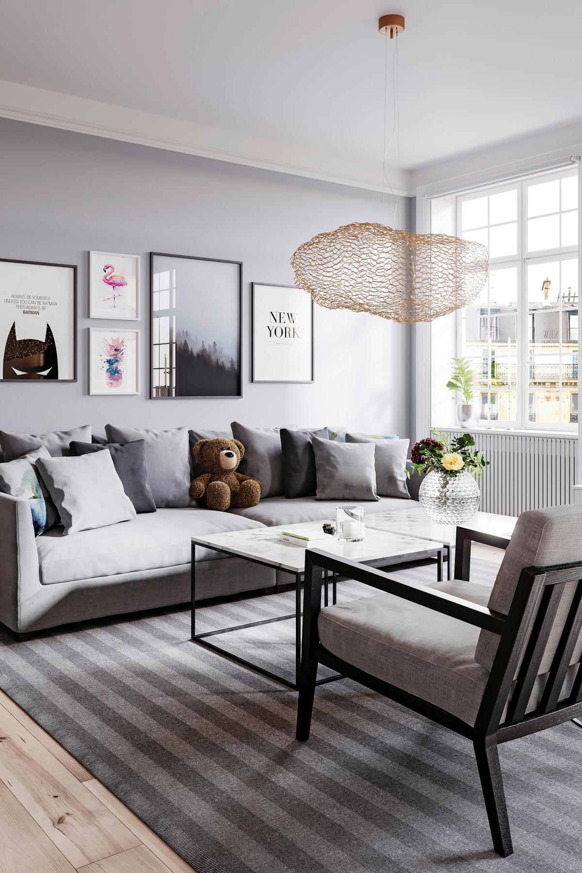 LED-Hängeleuchte Hayden max. 10 Watt - Goldfarben, Trend, Metall (76/40/147cm) - By Rydéns