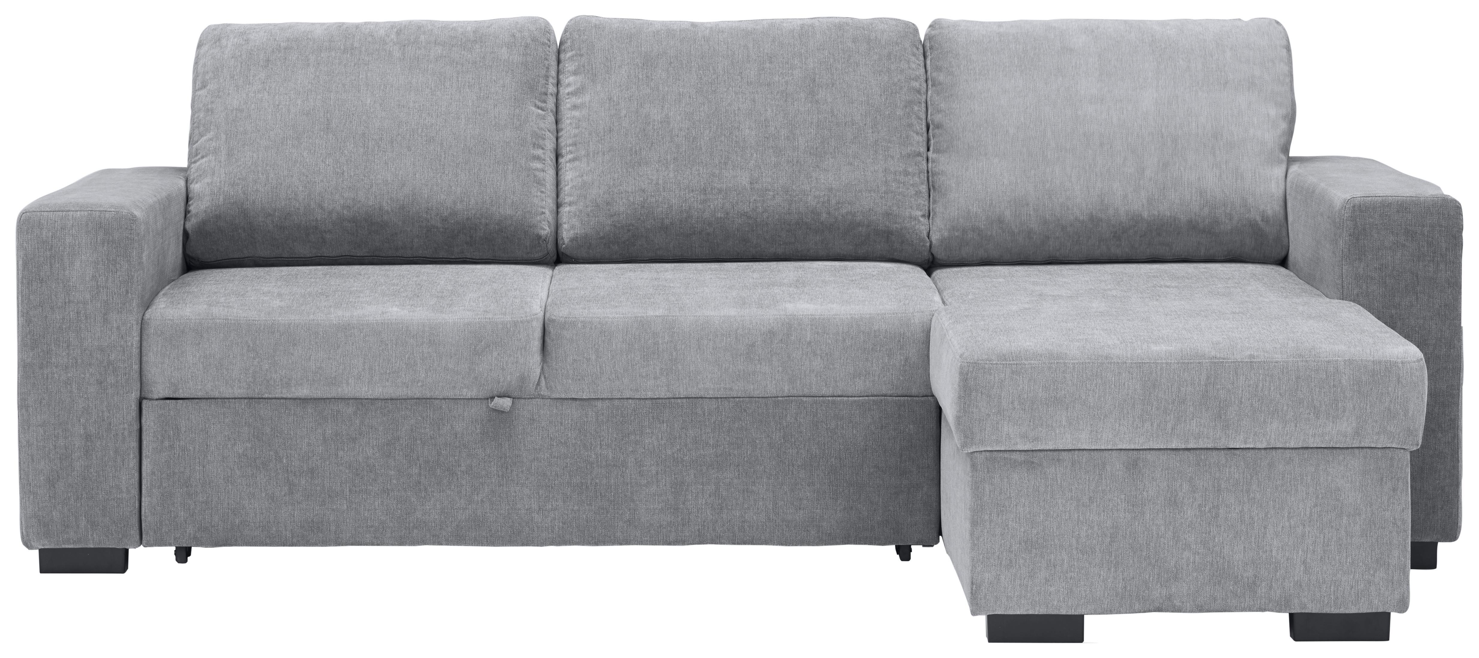 Sarokkanapé Tamara - szürke, Design, textil (244/157cm) - Mömax