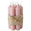 Set Namiznih Sveč Melia I - svetlo roza, Design, parafin (2,2/11cm) - Modern Living