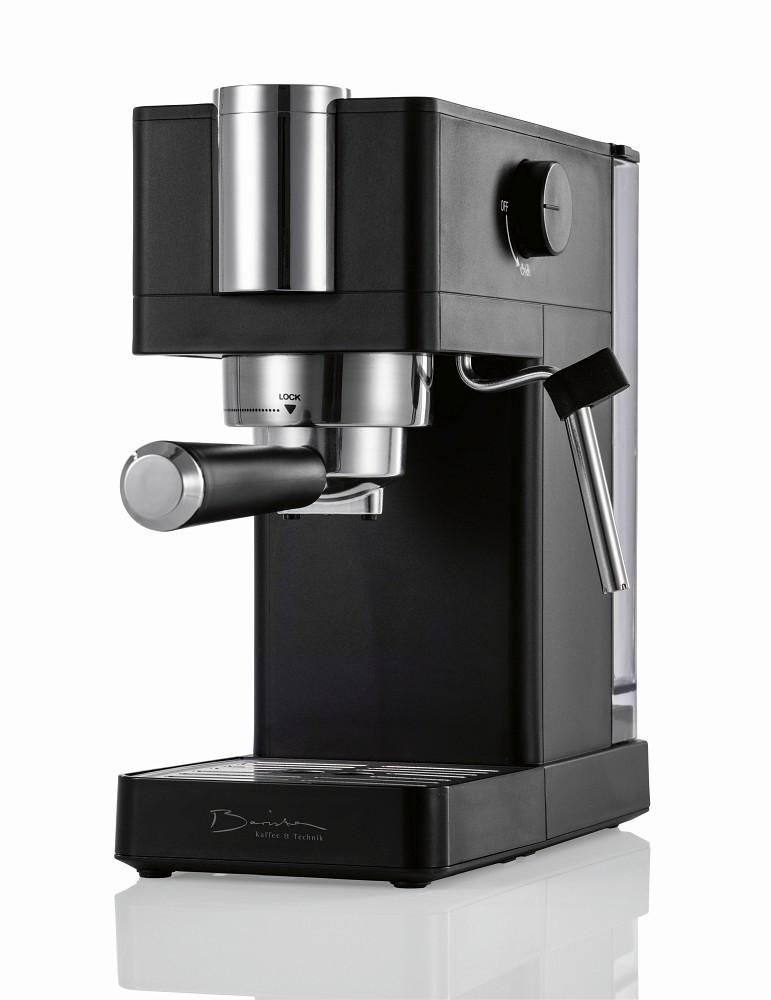 EKSPRES CIŚNIENIOWY 16397 - kolor srebrny/czarny, Design, tworzywo sztuczne/metal (29,5/14/29cm)