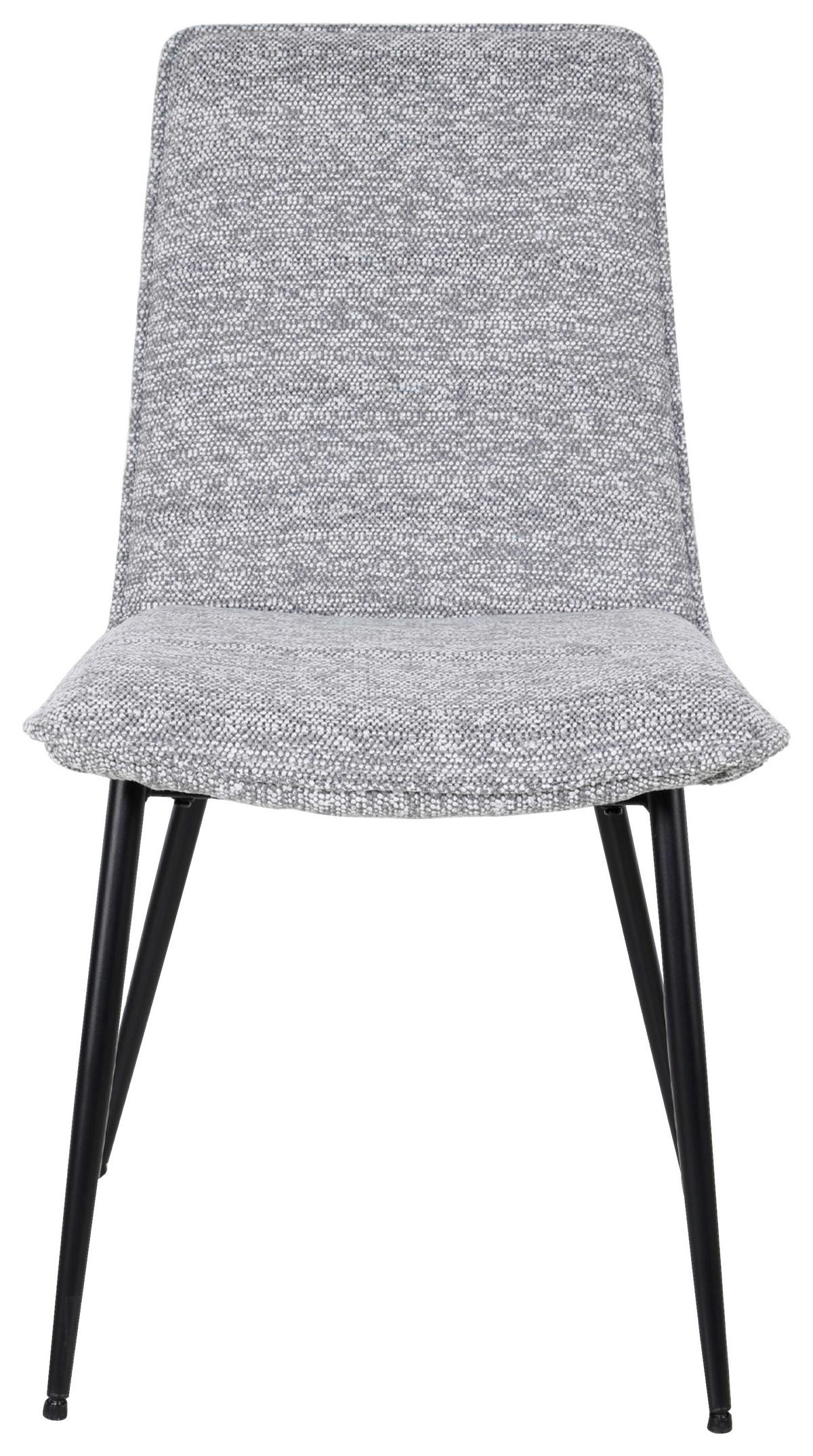Scaun PERLA GIGA-S - negru/gri, Modern, lemn/metal (47/91/61cm)