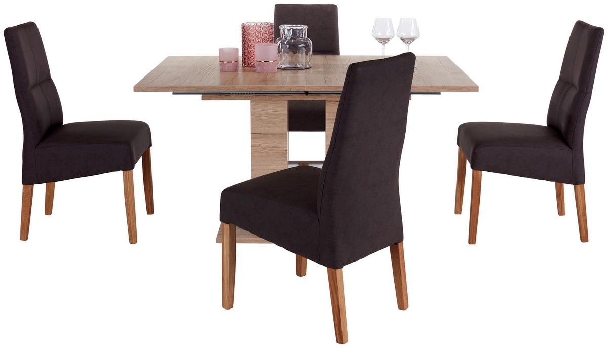 Raztegljiva Miza Helena, Barva Hrasta, 140-220 X 90 Cm - barve hrasta, Konvencionalno, leseni material (140-220/76/90cm) - Mömax