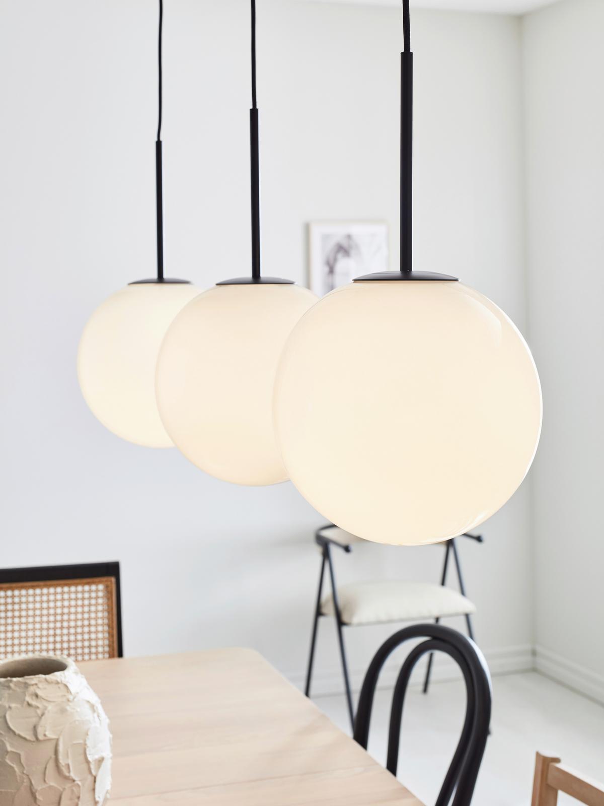 Hängeleuchte Dione max. 40 Watt - Weiß, Design, Glas (25/105/47cm) - Markslöjd