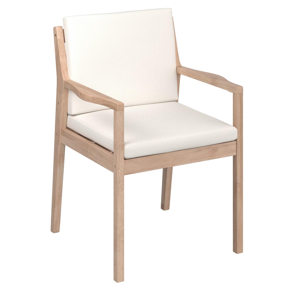 KRZESŁO OGRODOWE ELLA - kolor naturalny, Natur, drewno (62/84/56cm) - Mömax