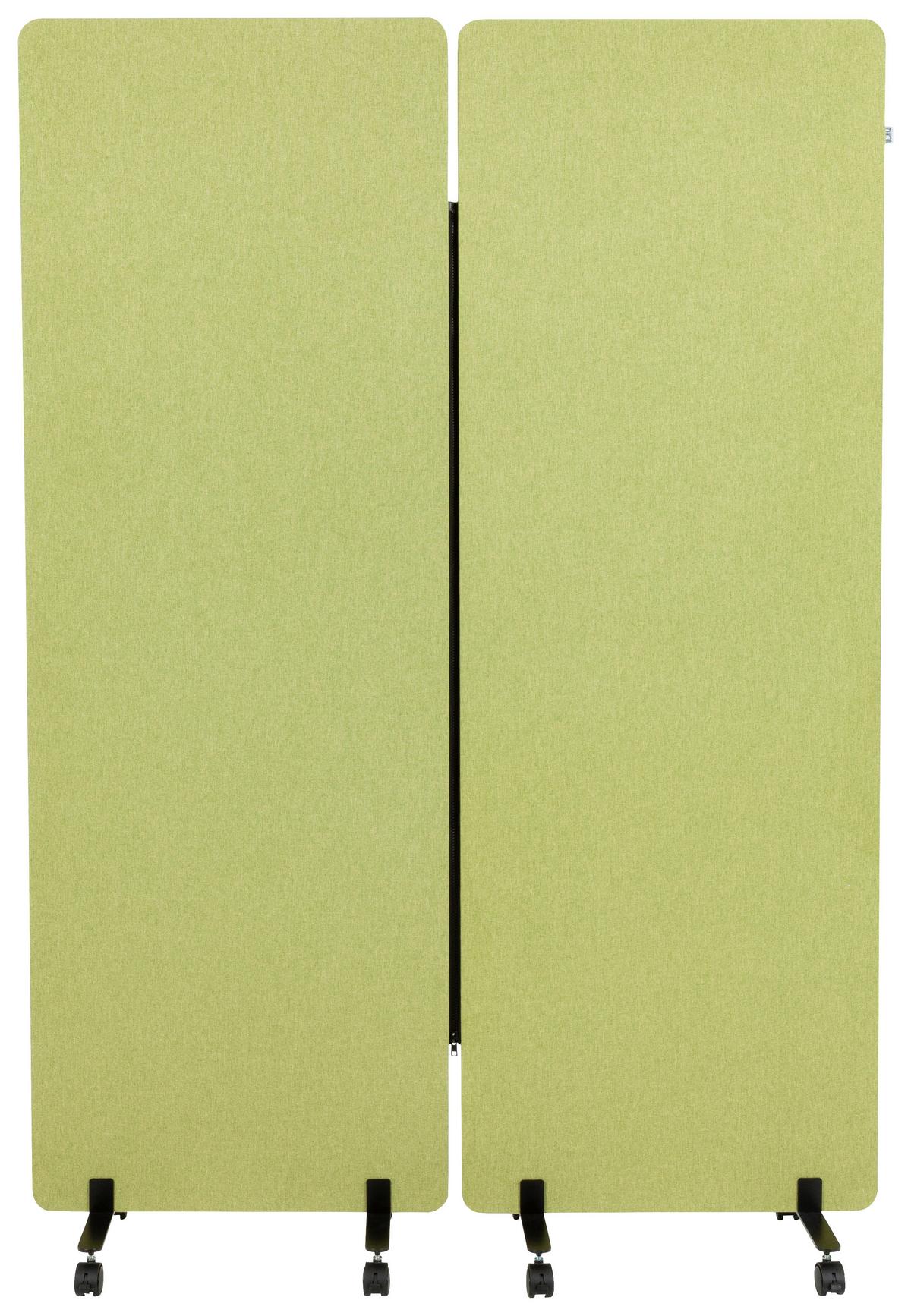 Pregradna Stena Flexmiut, Svetlo Zelena - svetlo zelena, Basics, kovina/umetna masa (60/177/35cm) - MID.YOU