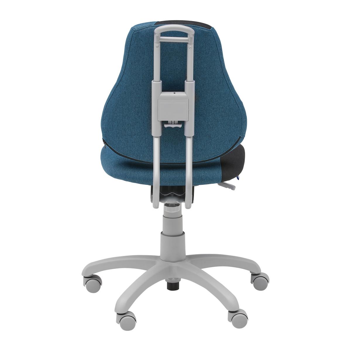 Jugenddrehstuhl Kiki S-Line Blau/Schwarz - Blau/Schwarz, KONVENTIONELL, Kunststoff/Textil (64/84-106/64cm) - Mömax