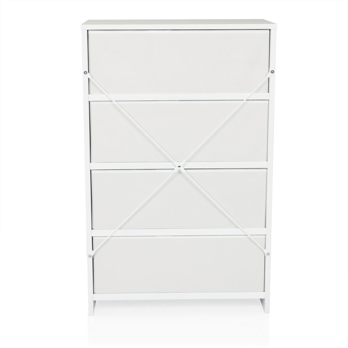 Komoda Estoria, Bela - bela, Konvencionalno, kovina/leseni material (58/91,5/30cm) - MID.YOU