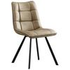 Stolica Bond - cappuccino/crna, Basics, drvo/metal (47/86/61cm) - Mömax