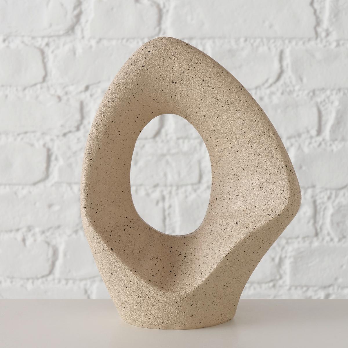 Skulptur Aminata II Beige matt - Beige, Design, Kunststoff (16/21/7,5cm) - Mömax