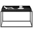 Beistelltisch Schwarz - Schwarz, MODERN, Metall (80/45/45cm) Beistelltisch Schwarz - Schwarz, MODERN, Metall (80/45/45cm)