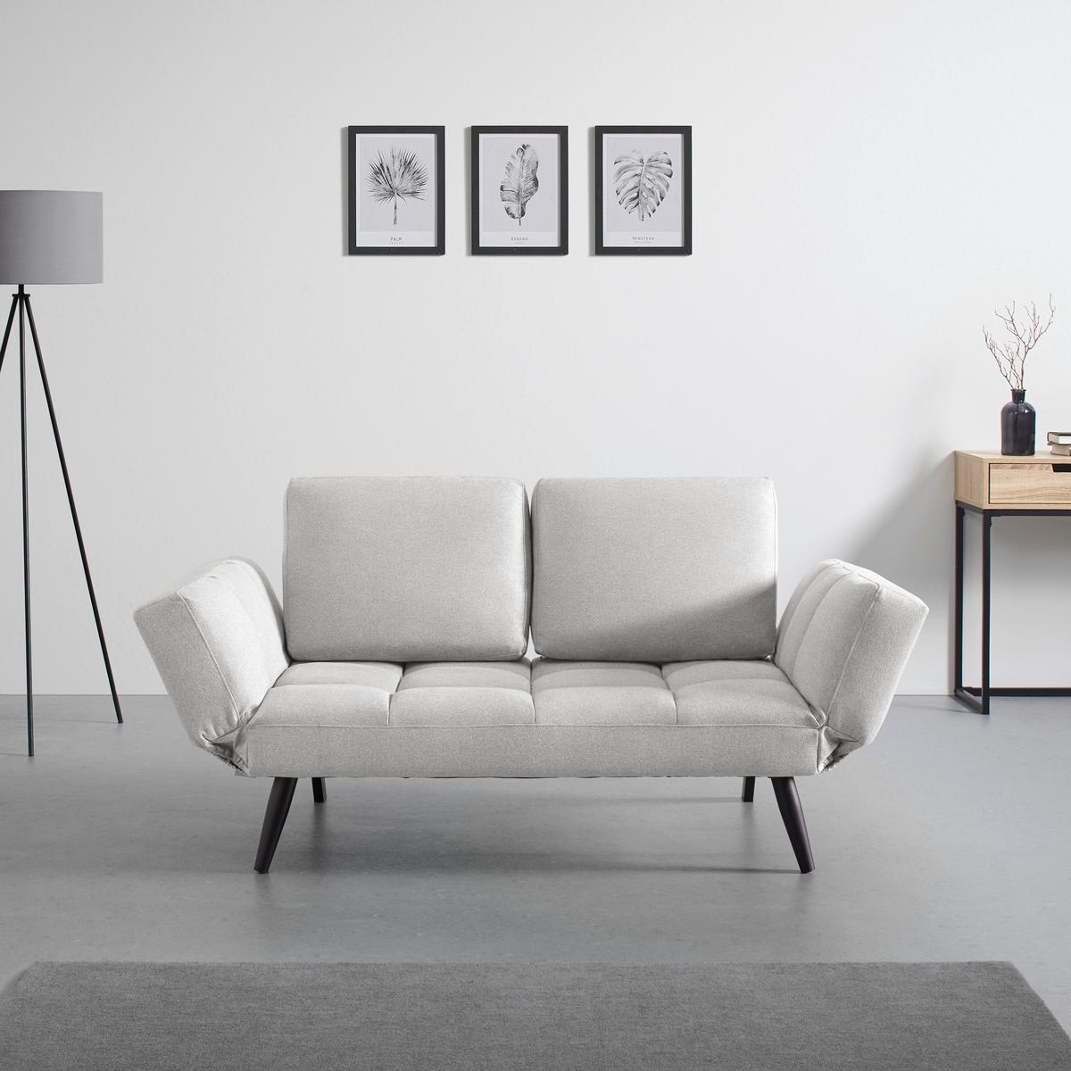 Kanapéágy Aurelia - natúr színű, Modern, textil/fa (191/73/78cm) - Bessagi Home