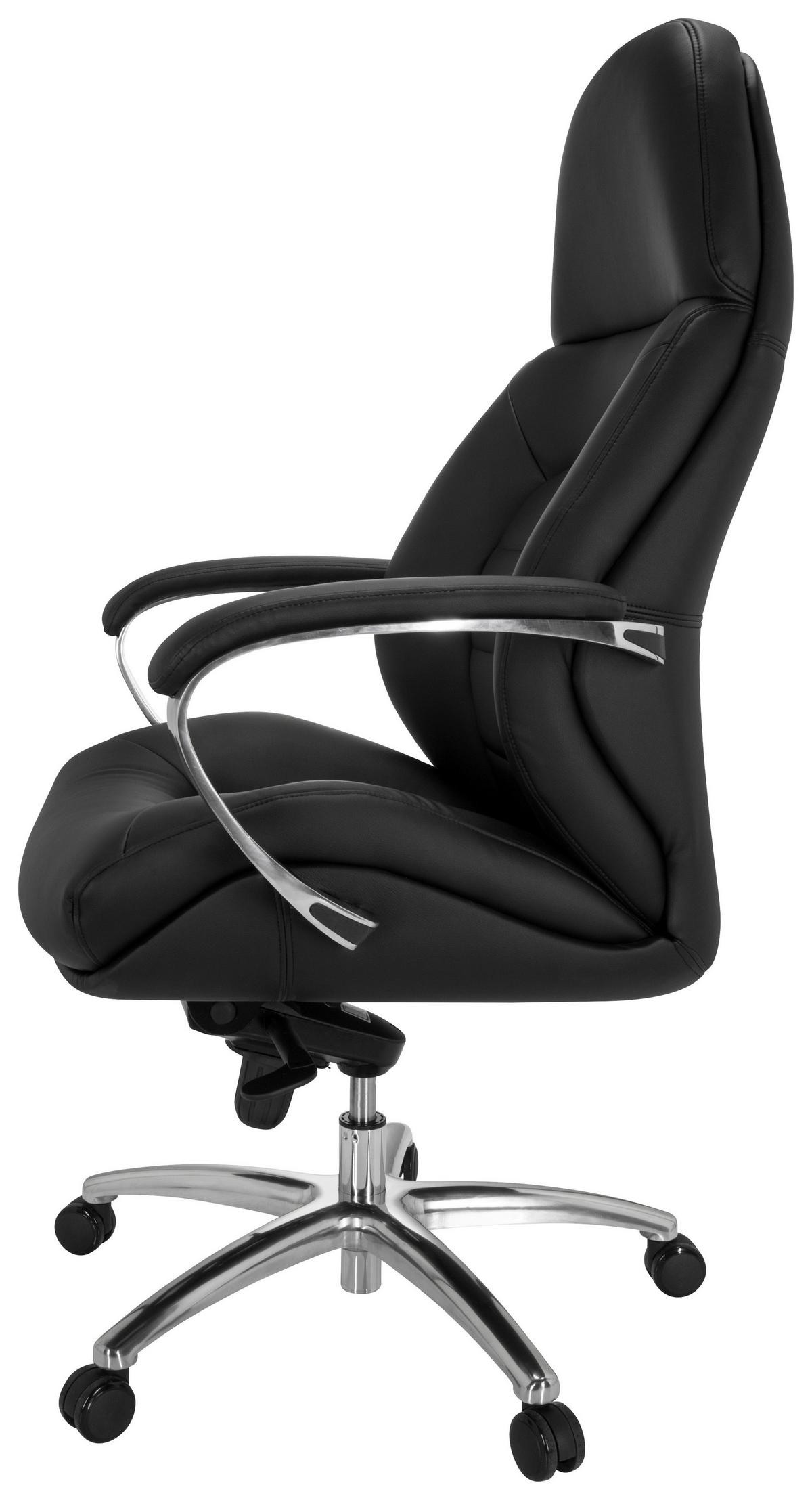 Pisarniški Stol Brenton Xxl, Črna - črna, Moderno, kovina/umetna masa (73/137/73cm) - MID.YOU