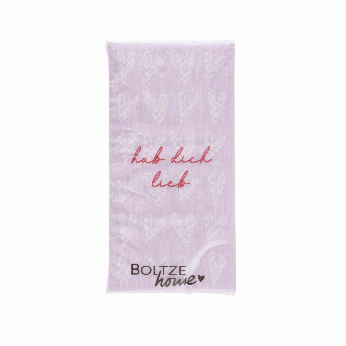 Taschentuch Sera Rot/Hellrosa/Weiß - Hellrosa/Rot, Basics, Papier (5,3/10,5/2,5cm)