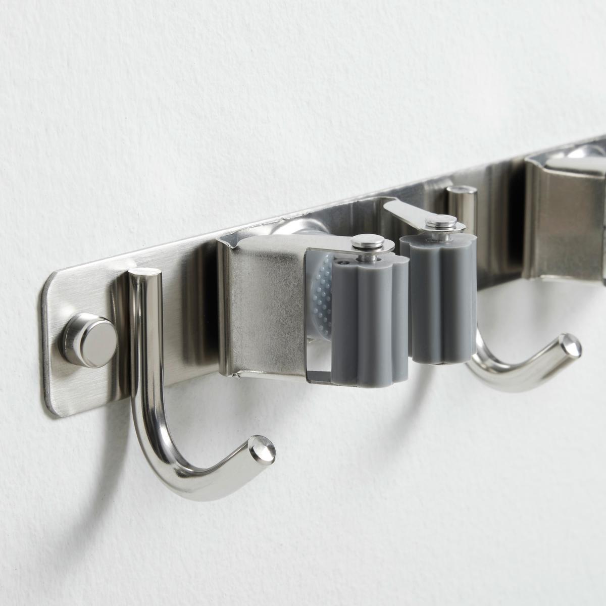 Wandhalter Praktiker 2 in Silberfarben - Silberfarben, KONVENTIONELL, Metall (43,5cm) - Mömax