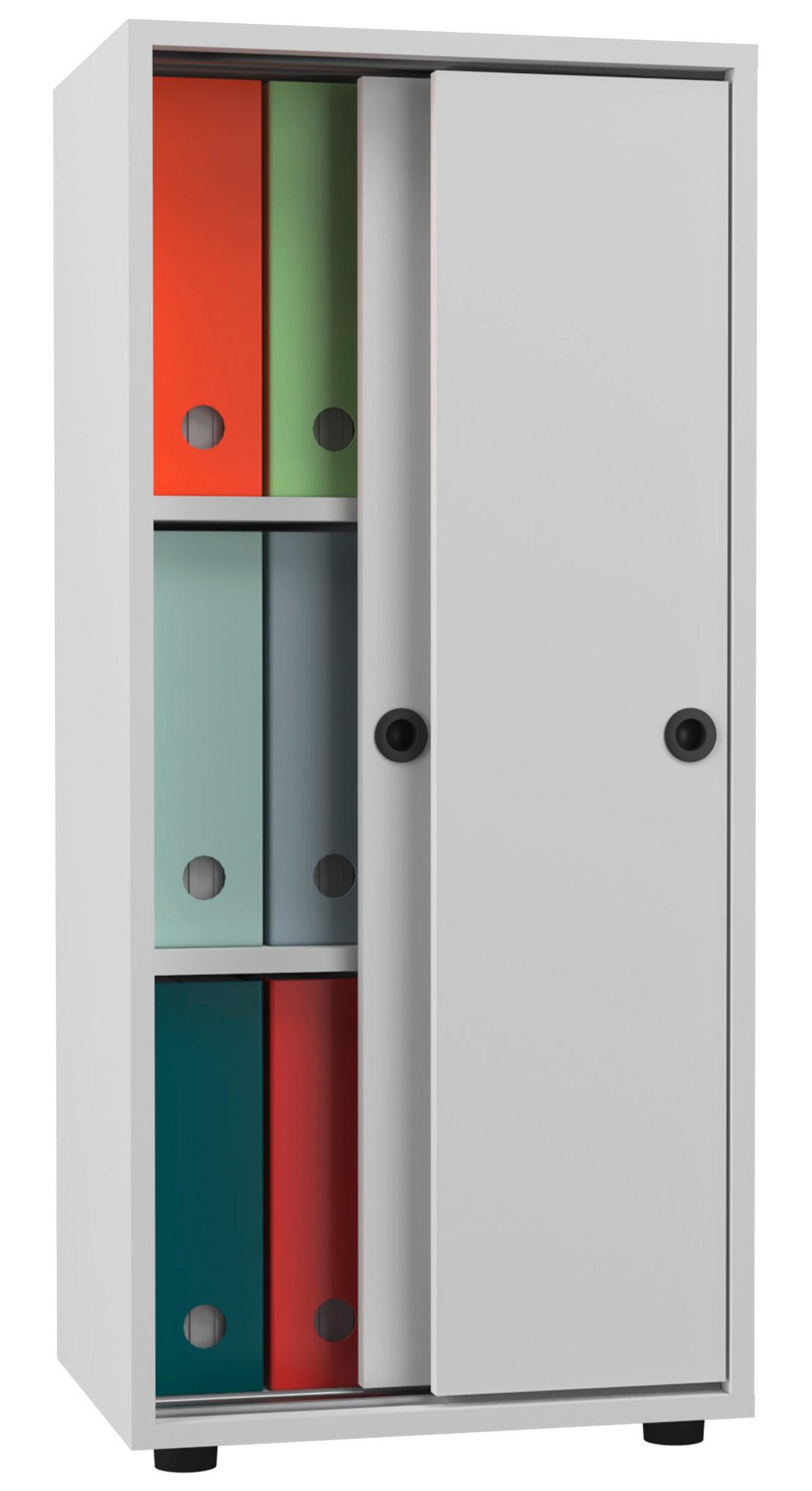 Arhivska Omara Ulas, Bela - bela, Design, leseni material (49/109/38cm) - MID.YOU