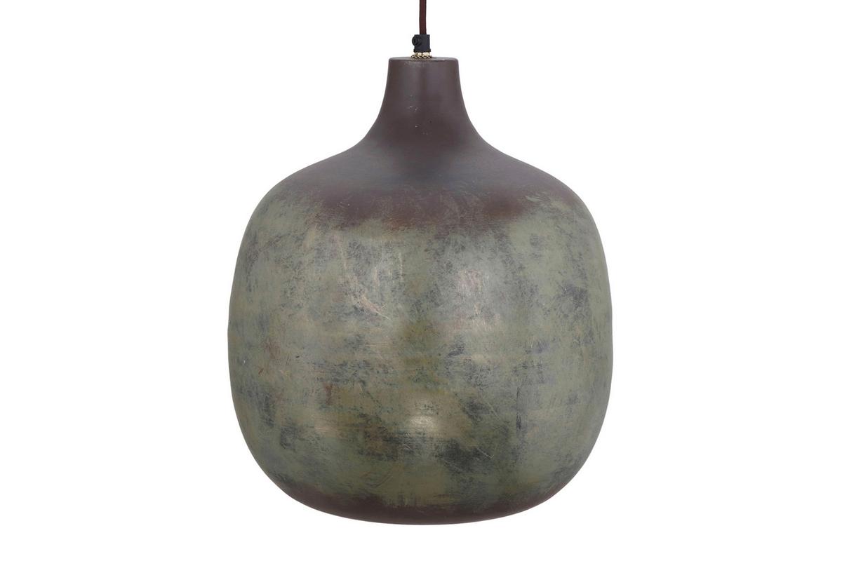 Hängeleuchte Mican 125 Dunkelbronze - Bronzefarben, Basics, Metall (34/34/38cm) - Kayoom