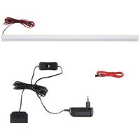 Osvetlitev Valera - srebrne barve/bela, Konvencionalno, kovina/umetna masa (45/2/2cm) - Premium Living