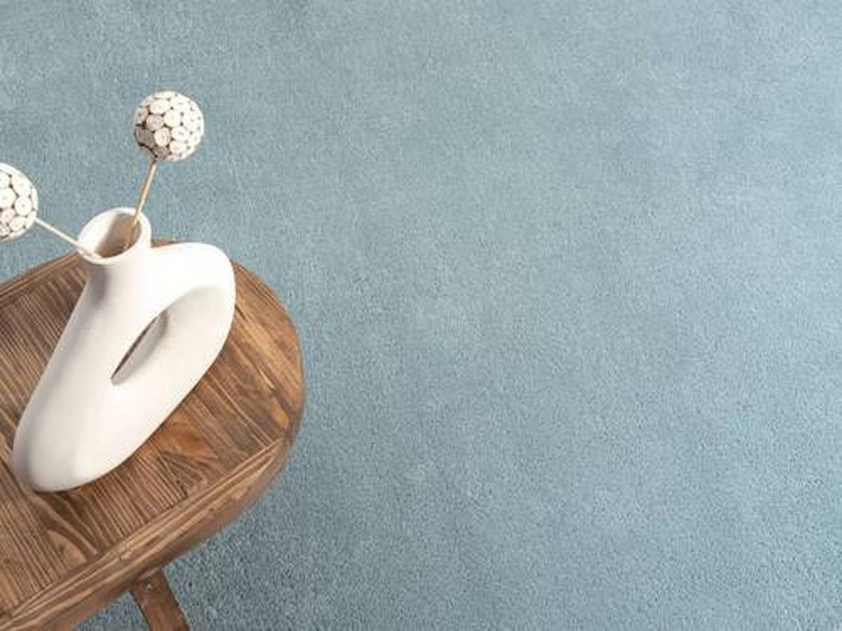 Fellteppich Loft Blau ca. 120x160cm - Blau, KONVENTIONELL, Textil (120/160cm) - Novel