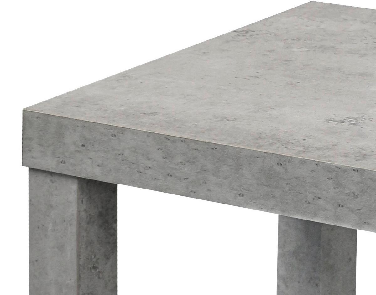 Masă auxiliară NORMEN - gri, Modern, material pe bază de lemn (39/40/39cm) - Best Price