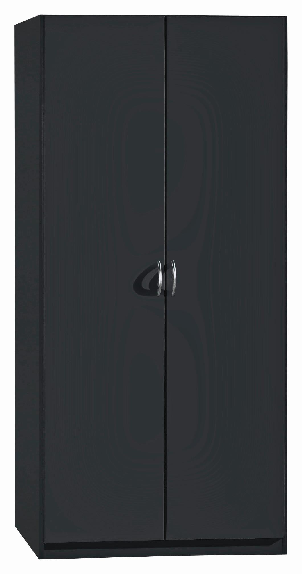 Omara S Klasičnimi Vrati Case, Siva - srebrne barve/siva, Design, umetna masa/leseni material (91/197/54cm) - Boxxx