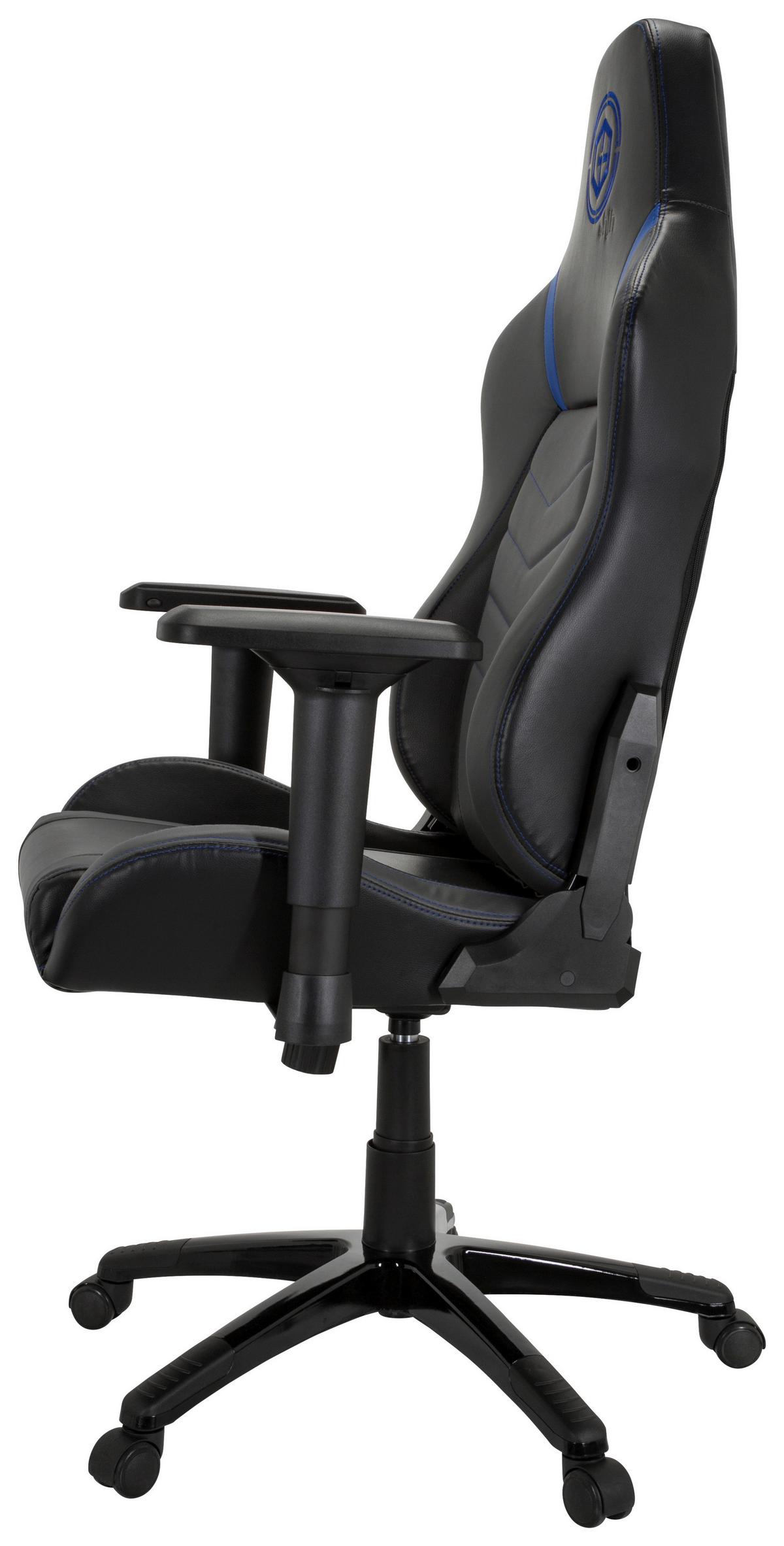Gaming Stol Gamebreaker Polarys I, Siva, Modra - modra/siva, Moderno, umetna masa/tekstil (74/133/62cm) - MID.YOU