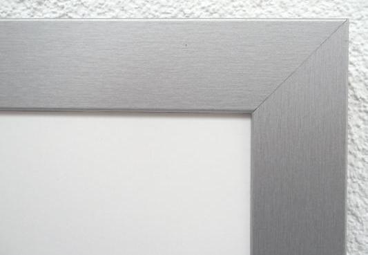Stensko Ogledalo Silver -Sb- - srebrna, steklo/leseni material (60/80/2cm) - Modern Living