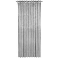 ZASŁONA GOTOWA PABLO - kolor srebrny, Basics, tkanina (135/245cm) - Esposa