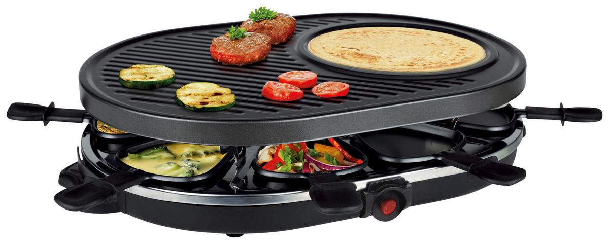 GRILL STOŁOWY 613-400707 - czarny, Basics, tworzywo sztuczne/metal (59/43/35cm) - Atrigo