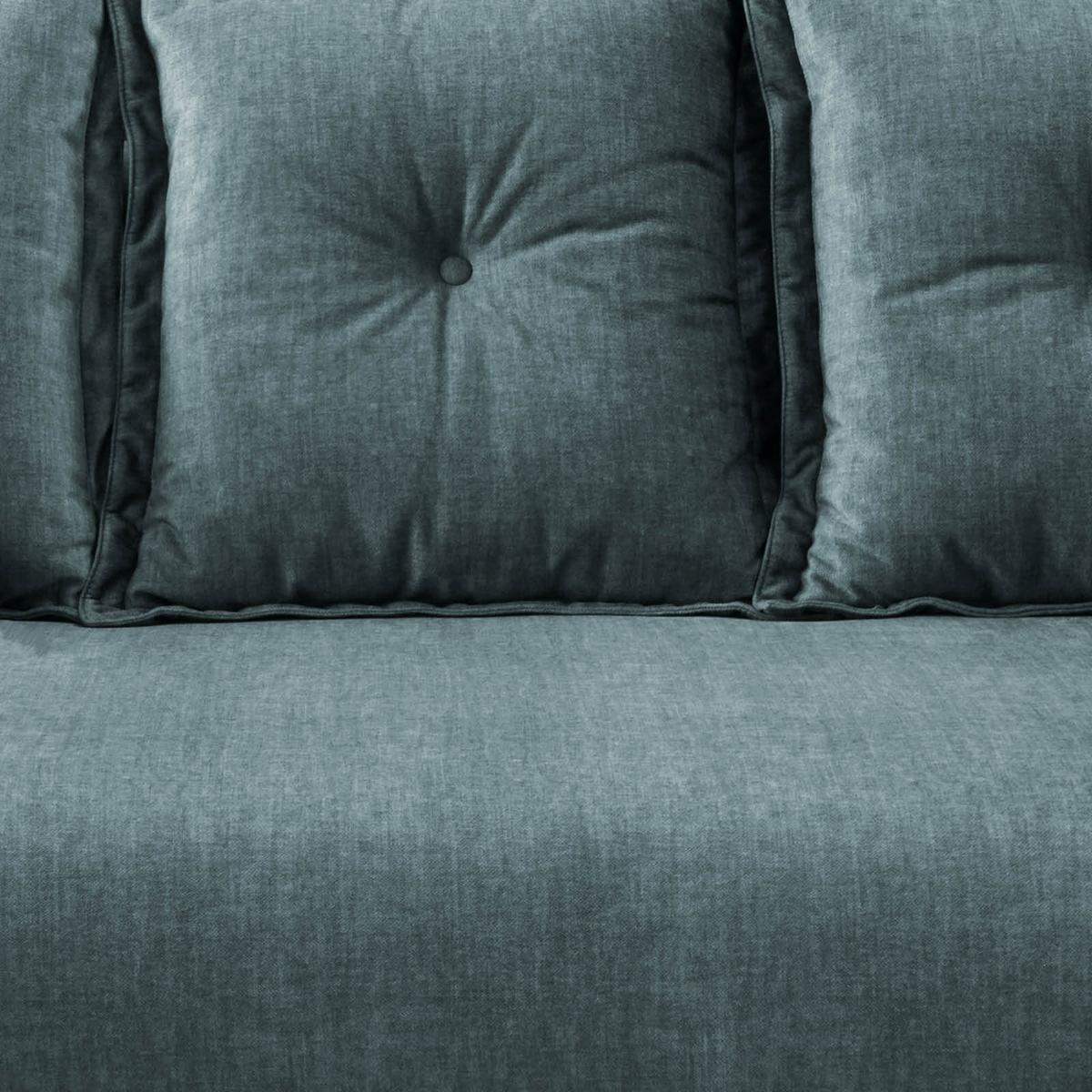 2,5-Sitzer-Sofa Baggio Blau/Grün Velours - Blau/Multicolor, MODERN, Holz/Textil (196/94/103cm) - Livetastic