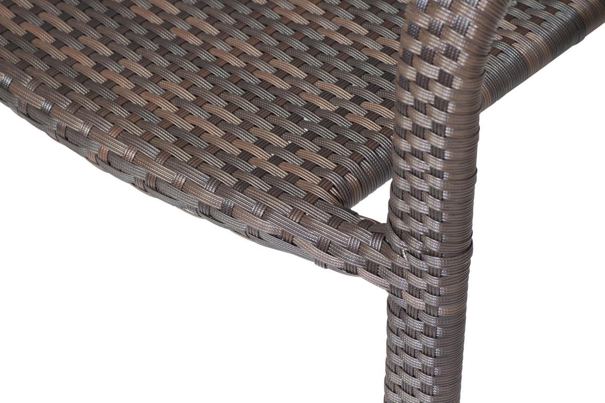 Stapelsessel Braun wetterfest - Braun, MODERN, Kunststoff/Metall (56/83/60cm) - Siena Garden