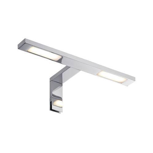 Bilderleuchte Galeria Double Hook in Chromfarben max. 3,2 W - Chromfarben, Design, Metall (11,0/8,0cm) - Paulmann