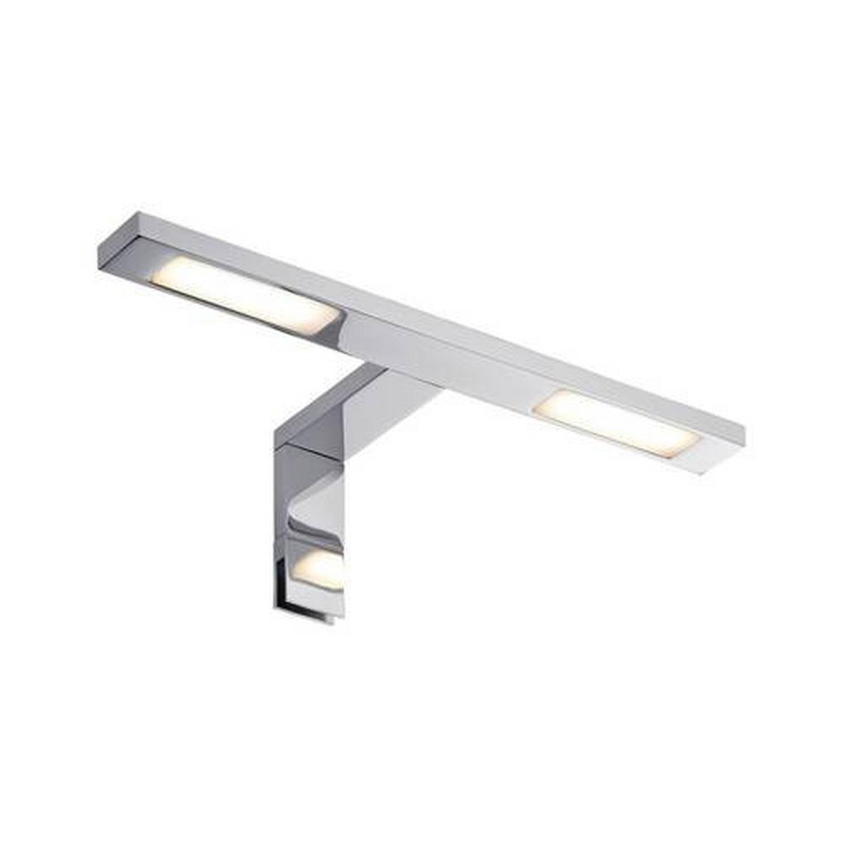 Bilderleuchte Galeria Double Hook in Chromfarben max. 3,2 W - Chromfarben, Design, Metall (11,0/8,0cm) - Paulmann