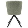STOL NORA - grön/svart, Modern, metall/trä (52/87/64cm) - Premium Living