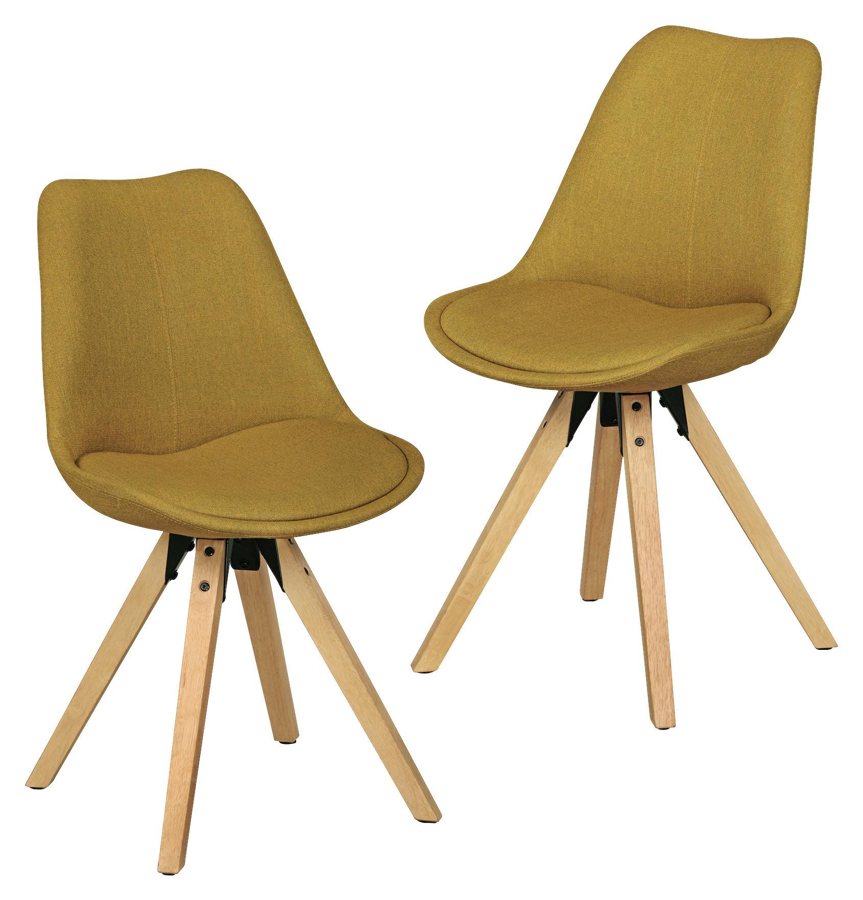 Stuhl-Set in Currygelb ´LIMA´ online kaufen mömax