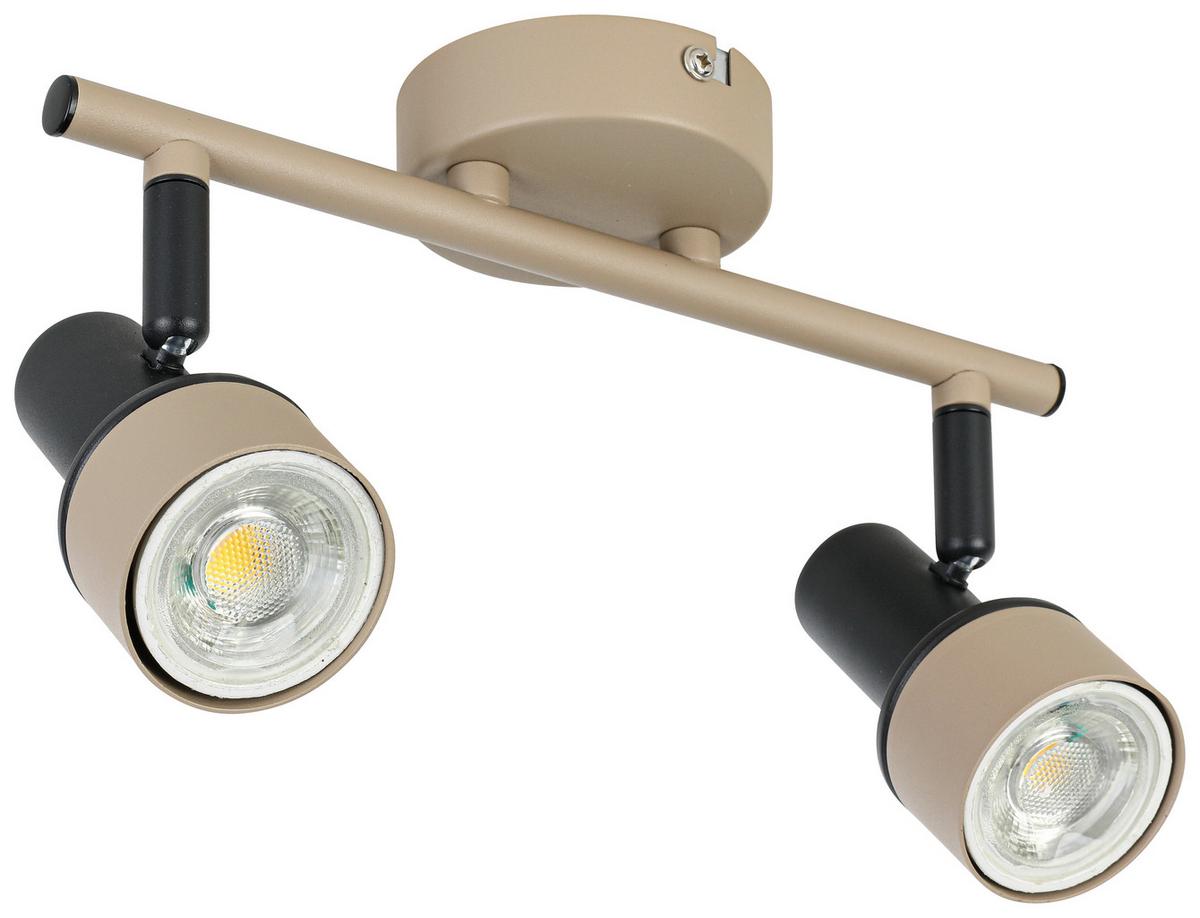 Reflektor Simba - črna/peščene barve, Romantika, kovina/umetna masa (27/8/12cm) - Mömax