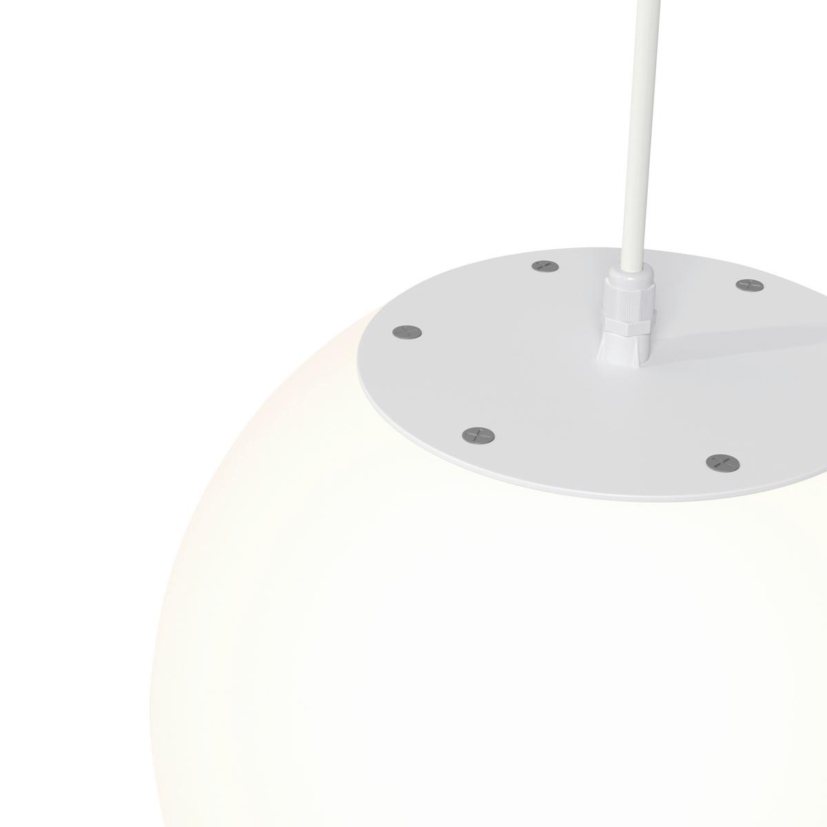 Außenleuchte Erda Weiß max. 30 Watt - Weiß, Basics, Kunststoff/Metall (30/36cm) - MAYTONI