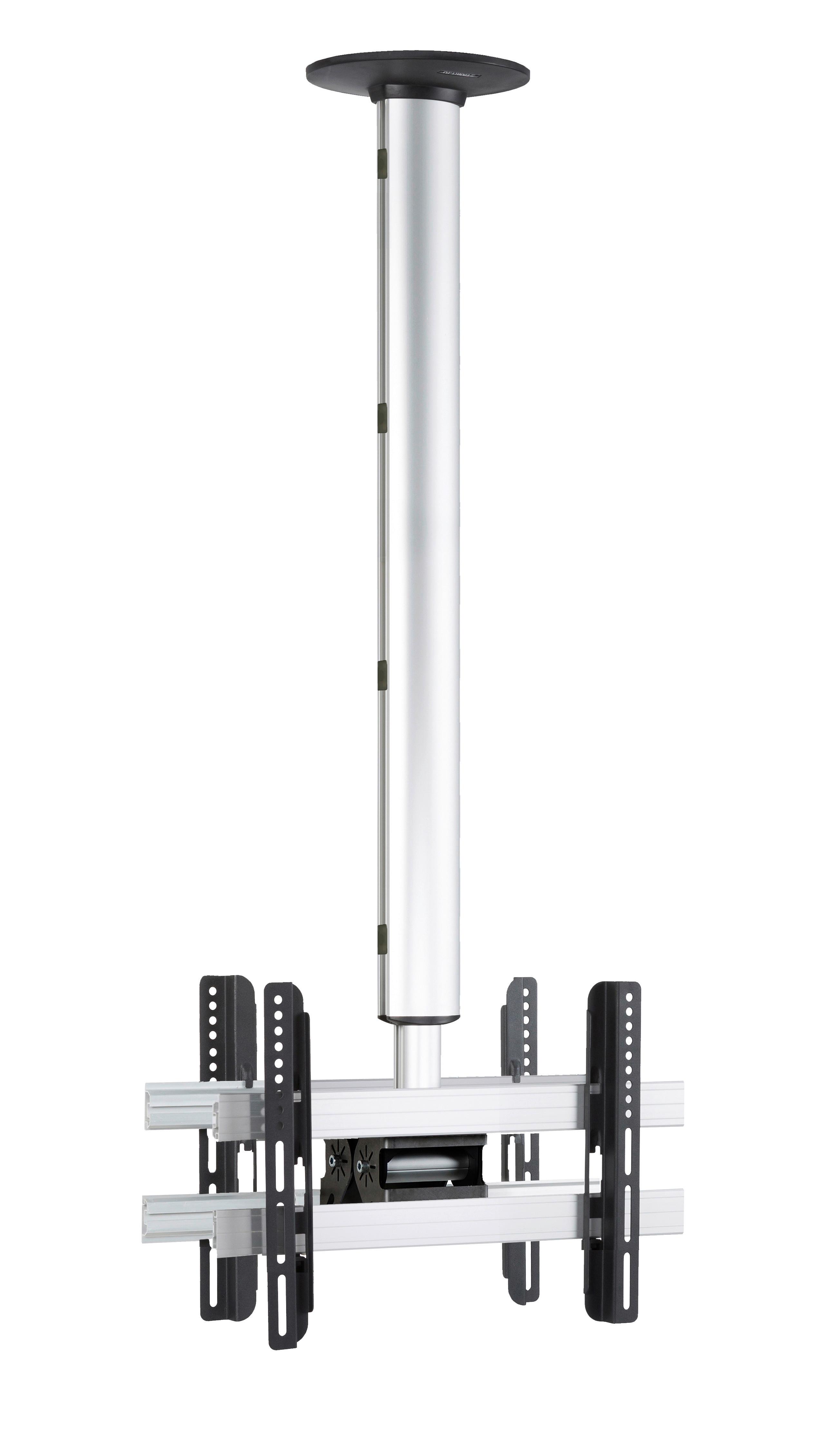 TV- Halterung CM double Silber - Silberfarben, MODERN, Metall (42/127/19cm) - MID.YOU